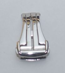 20 mm Chrome Omega-style deployment clasp