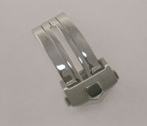 18 mm Polished Stainless Steel Deployment Clasp (3 mm clasp clamp) to fit TAG Heuer Carrera, Monaco Targa Florio models