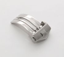 18 mm Polished Stainless Steel Deployment Clasp (2 mm clasp clamp) to fit TAG Heuer Carrera, Monaco Targa Florio models