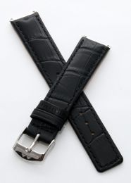 Black crocodile-style pin buckle strap to fit 6000 Series mid-sized models as listed