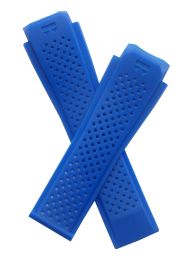Electric Blue silicone rubber strap to fit the TAG Heuer Connected 46 smart watch, model no. SAR8A80