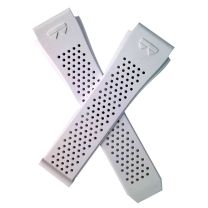 Hyper White FKM rubber quick release watch strap to fit TAG Heuer Connected E3 & E4 45 mm smartwatch models