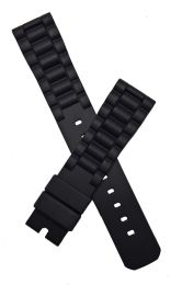 20 mm Black rubber strap (BT0705 equivalent) to fit TAG Heuer Formula 1 Models listed