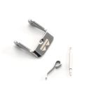 Polished Stainless Steel Pin Buckle - 13 mm