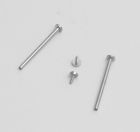 Nickel plated screw tube conversion kit for fitting leather straps to TAG Heuer S/el gents models listed below