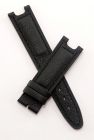 Black Buffalo Grain leather strap with black stitching to fit TAG Heuer S/el gents models listed below