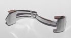 Polished Stainless Steel 16 mm Deployment Clasp to fit TAG Heuer models listed below