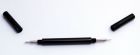 2-in-1 Anodised Black Aluminium Spring Bar Removal Tool with Screw-on End Caps