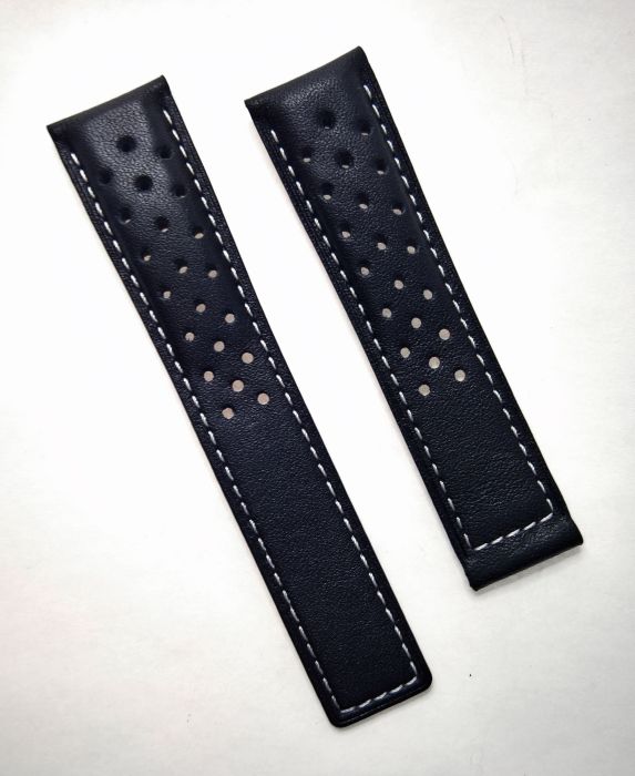 Leather watch strap for TAG Heuer Carrera