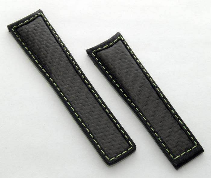 Leather watch strap band for TAG Heuer Carrera