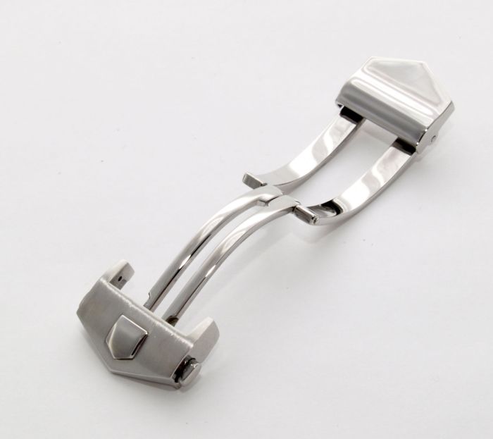 18 mm Polished Stainless Steel Deployment Clasp (2 mm clasp clamp) to fit  TAG Heuer Carrera,